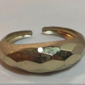 Vintage Coro hinged gold tone bracelet